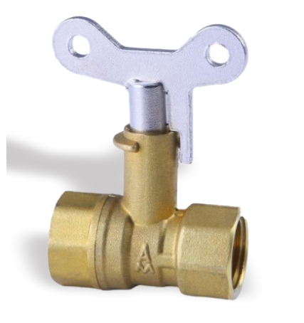 埃美柯黃銅帶鎖球閥2243